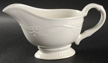 Gallery Collection White Gravy Boat
