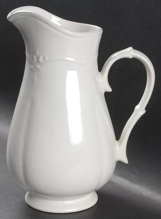 Gallery Collection White 80 Oz Pitcher