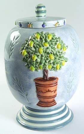Topiary Cookie Jar & Lid