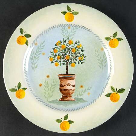 Topiary Salad Plate