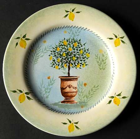 Topiary Salad Plate