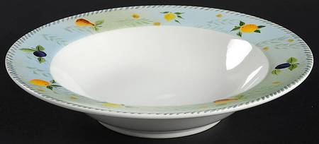 Topiary Rim Soup Bowl