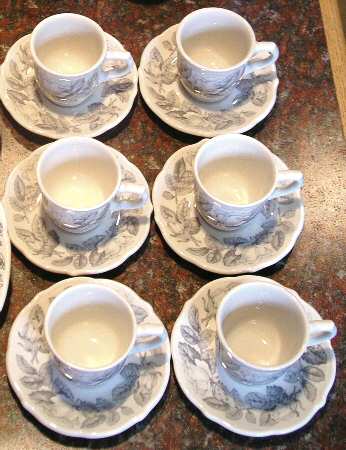SY891 Flat Cup & Saucer Set