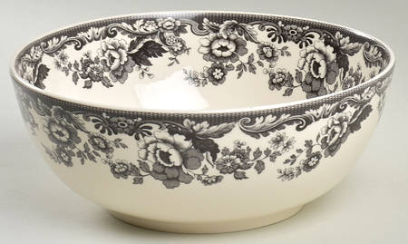 Delamere Black 9" Salad Serving Bowl