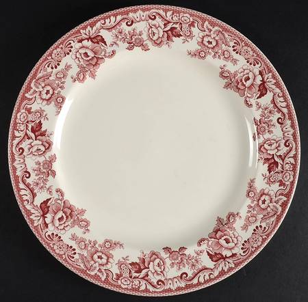 Delamere Cranberry 12" Chop Plate (Round Platter)