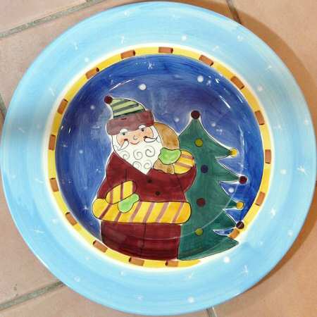 Ho Ho Santa 16" Chop Plate (Round Platter)