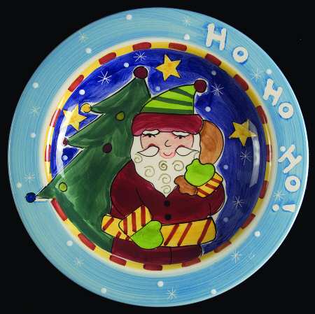 Ho Ho Santa Salad Plate