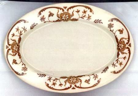 SY897 7" Oval Serving Platter