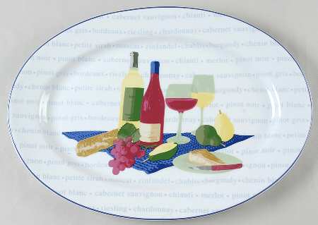 Napa Picnic 14" Oval Serving Platter