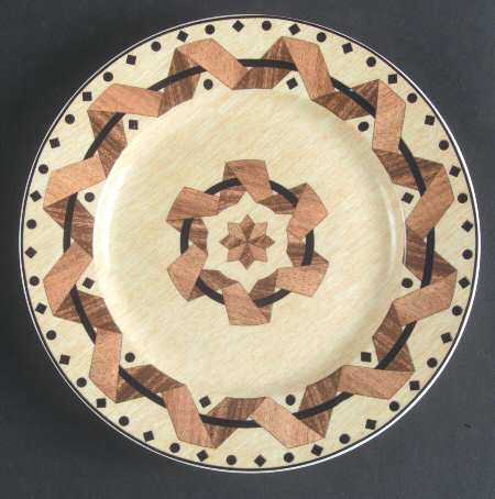 Black Walnut Salad Plate