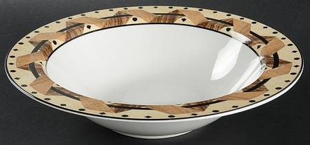 Black Walnut 10" Round Vegetable Bowl