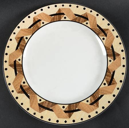 Black Walnut 12" Chop Plate (Round Platter)