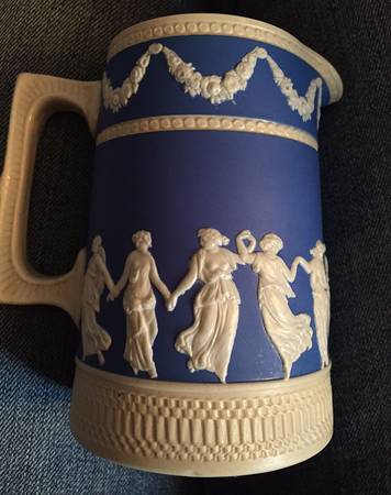 Dancing Hours Blue Small Pitcher