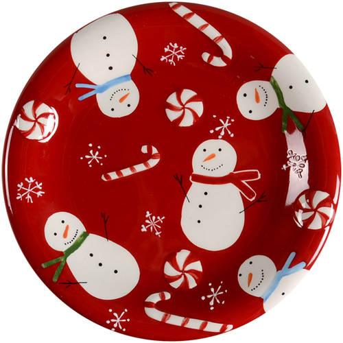Peppermint Lane Salad Plate by St Nicholas Square