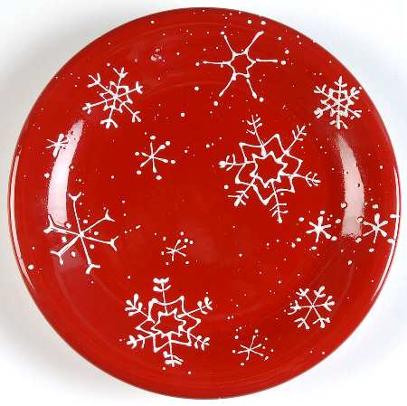 Peppermint Lane Salad Plate by St Nicholas Square