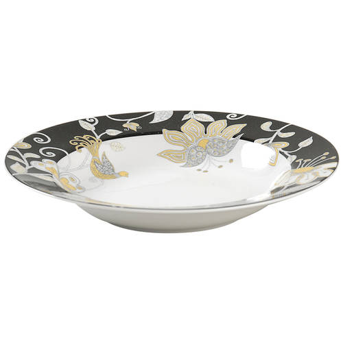 Yellow Bird Rim Soup Bowl