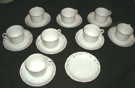 035 1-2 Flat Cup & Saucer Set