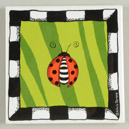 Bug Me 4" Square Coaster