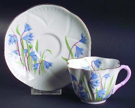 Scilla (Dainty, Gold Trim) by Shelley
