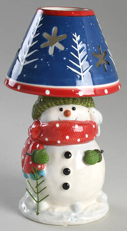 Snow Days Figural Tea Light Candleholder