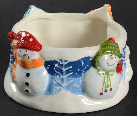 Snow Days Sculpted Dip Bowl