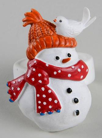 Snow Days Wood Napkin Ring