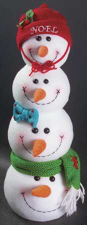 Snow Days Styrofoam Snowman Figurine