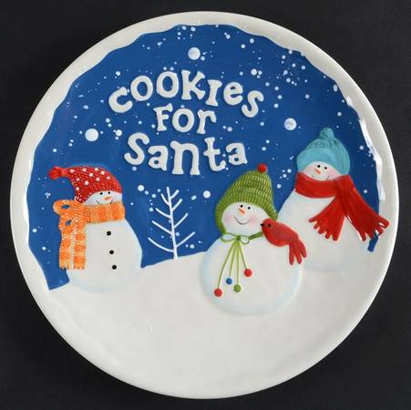Snow Days "Cookies for Santa" Plate