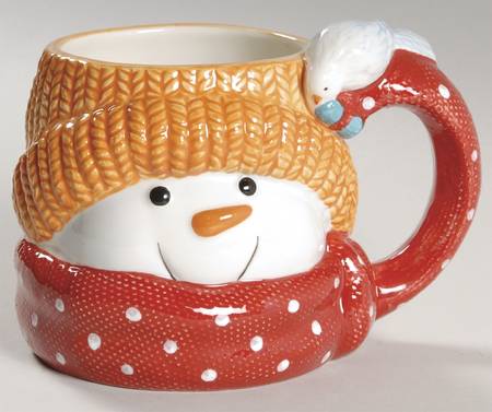 Snow Days Figural Mug