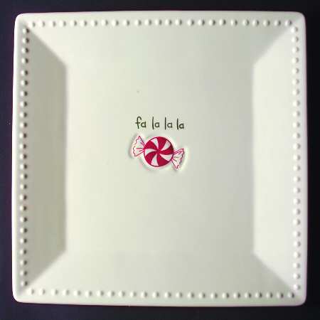 Jingle Bells Square Dinner Plate