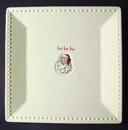 Jingle Bells Square Dinner Plate