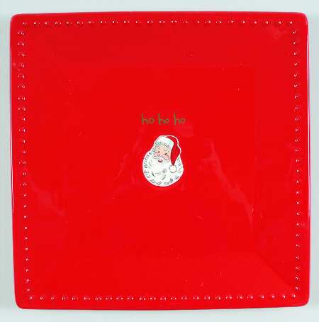 Jingle Bells Square Dinner Plate