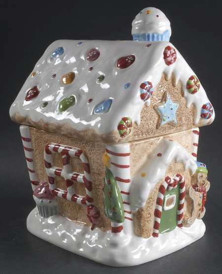 Sugar & Spice Figural Cookie Jar & Lid