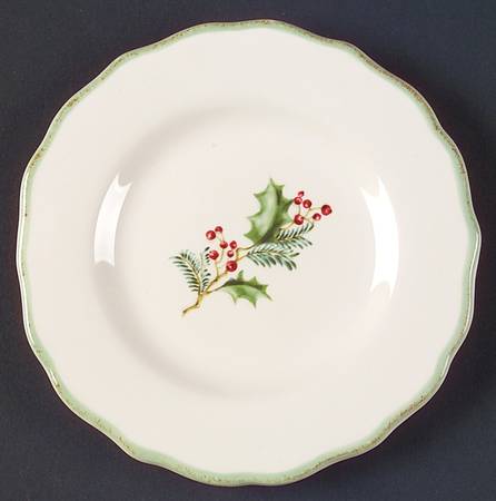 Holly Berry Appetizer Plate
