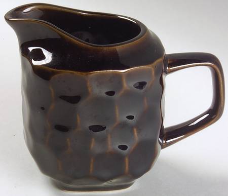 Continental Black Creamer by Sango