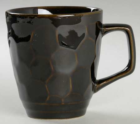 Continental Black Mug by Sango