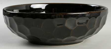 Continental Black 9" Round Vegetable Bowl