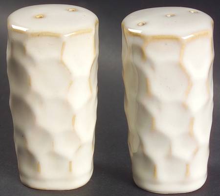 Continental White Salt & Pepper Set