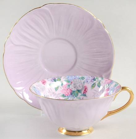 Summer Glory (Oleander) Footed Cup & Saucer Set