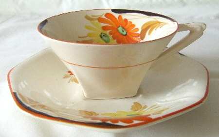 8591 Flat Demitasse Cup & Saucer Set