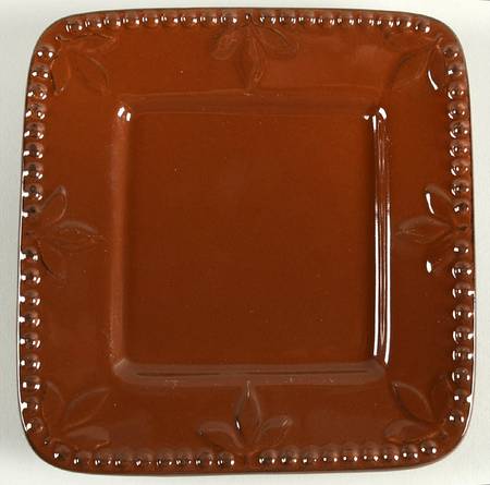 Sorrento Chocolate (Active 2008 - 2011) Square Bread & Butter Plate