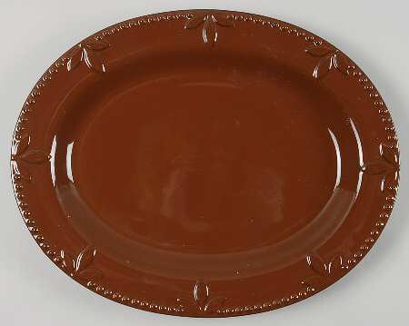 Sorrento Chocolate (Active 2008 - 2011) 14" Oval Serving Platter