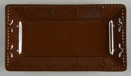 Sorrento Chocolate (Active 2008 - 2011) Rectangular Tray 11"