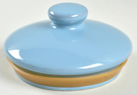 Sorrento Tuscan Blue Lid for Medium Canister