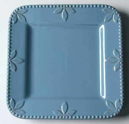 Sorrento Tuscan Blue Square Dinner Plate