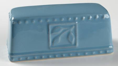 Sorrento Tuscan Blue Lid for 1/4 Lb Butter
