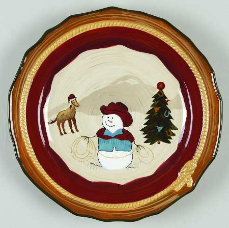 Happy Trails Holiday Salad Plate