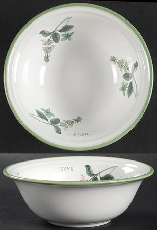 Herb Garden Fruit/Dessert (Sauce) Bowl