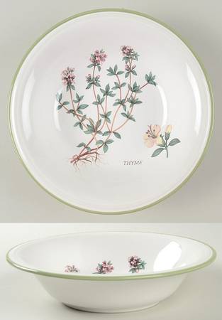 Herb Garden Coupe Soup Bowl