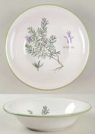Herb Garden Coupe Soup Bowl